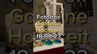 Unsere Fotobox Auf Goldener Hochzeit