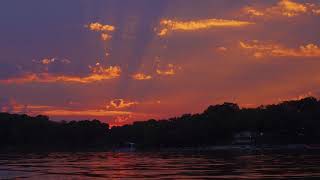 On The Pontoon #2 Sunset and Night Cruise (Portage Lakes Akron Ohio Summer 2019)