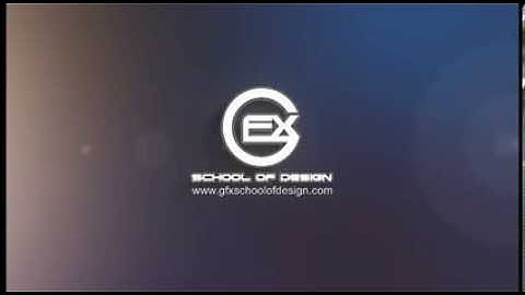 GFX SCHOOL OF DESIGN LOGO INTRO CONCEPT