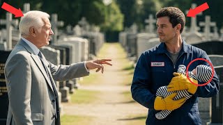 A Billionaire Visits His Daughter’s Grave, Only to Find a Janitor Crying There with a Child