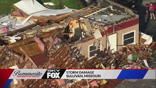 Tornado report from Sullivan, Missouri