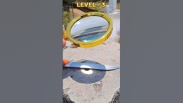Magnifying Glass Power Test 🌞 #shorts