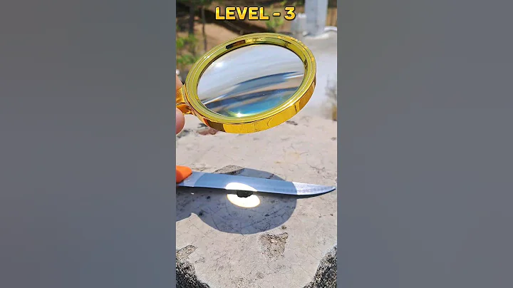 Magnifying Glass Power Test 🌞 #shorts