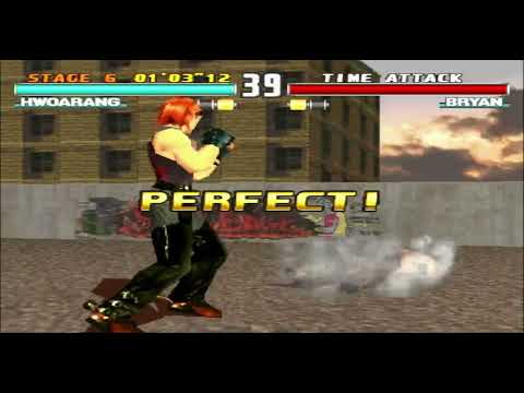 Tekken 3 - PS2 - Time Attack - Hwoarang - 3m 08s 560ms