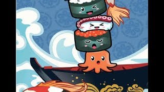 Sutakku sushi stacking game - Ellie - top game videos for kids screenshot 3
