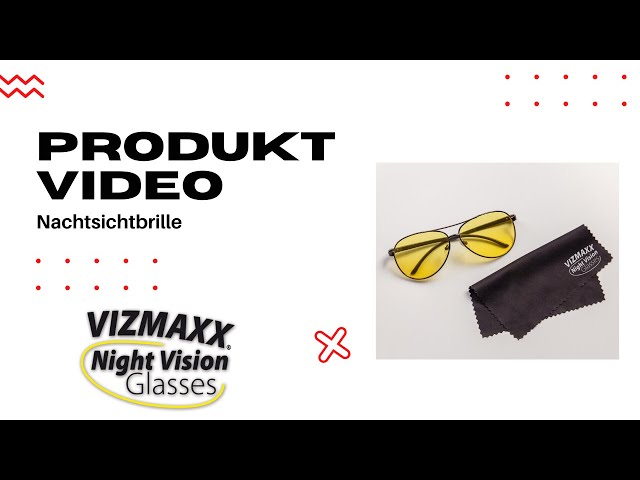 Best Direct® Brille Vizmaxx® Tag- und Nachtsicht Brille, Nachtfahrbrille  mit polarisierten Gläser, Autofahrerbrille gelb