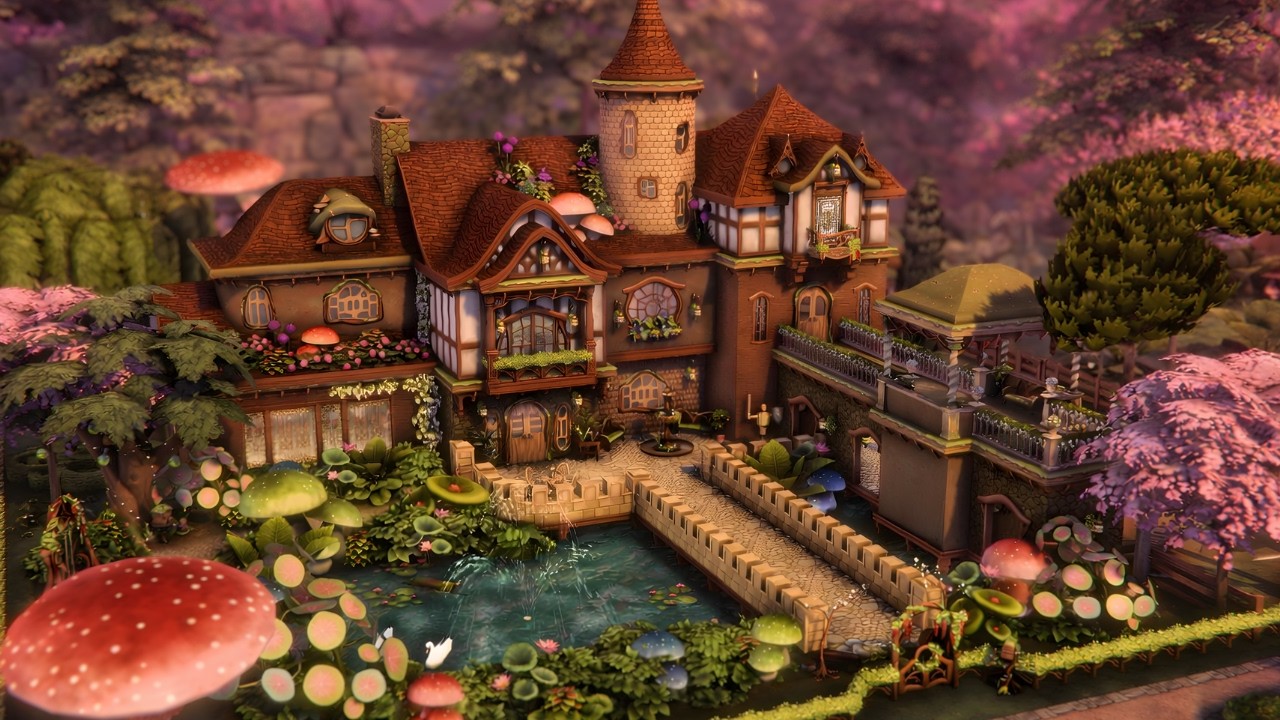 Innisgreen Royal Fairy Estate with Stable🧚🏻 Limited Pack 🦄 The Sims 4 Speed Build | No CC