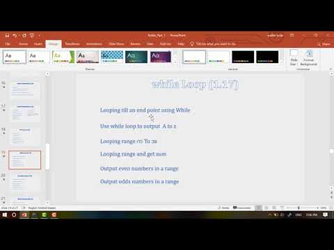 1 17 While Loop