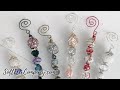 Make A Swirl Ornament Hanger & Icicle Ornament with Craft Wire: Free Spirit Beading with Kristen