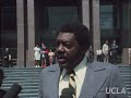 KTLA News: "Demonstration to protest moving probation officers..." (1973)