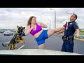 When Karen Messes With The Wrong Cops | Instant Karma #1