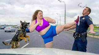 When Karens Try To Attack Cops | Instant Karma #1