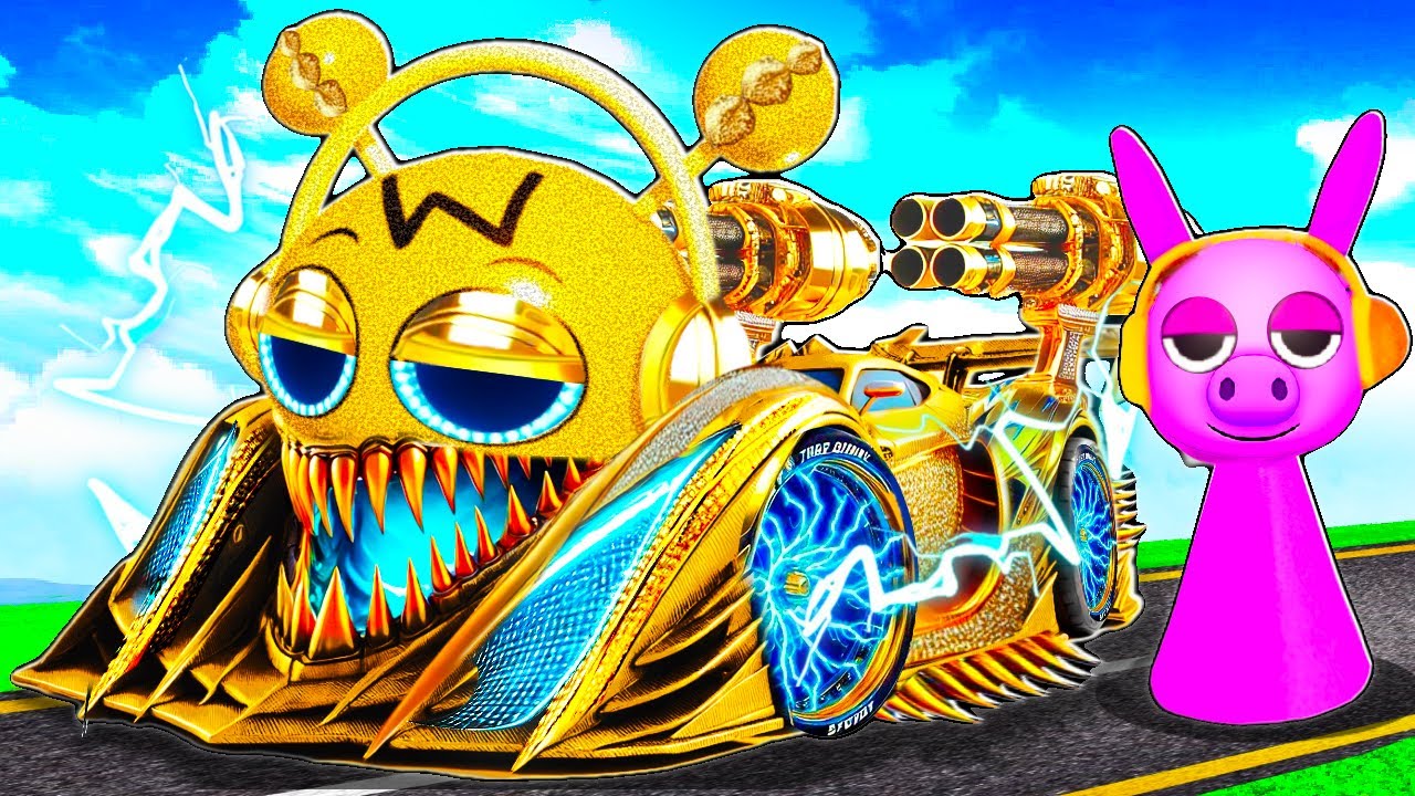 SPRUNKI AUTO za 1 Kč VS za 100,000,000 Kč v GTA 5!