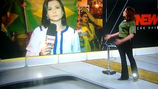 Patriotas dizem: Globo lixo! (Globonews) e como é ao vivo não tem como manipular...