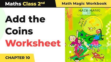 Add the Coins - Add Our Points Worksheet | Class 2 Maths Chapter 10 | 2024-25