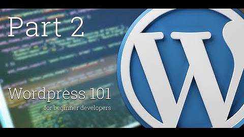 WordPress 101 - Part 2: How to properly include CSS and JS files