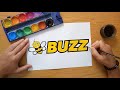 Jak narysować logo BUZZ - How to draw the BUZZ logo