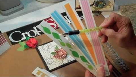 Quilling with Cuttlebug