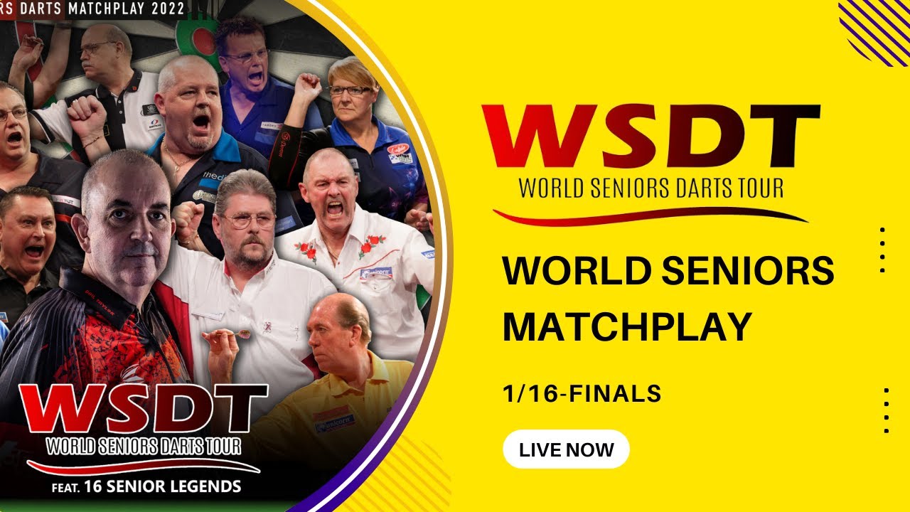 The Jenningsbet World Seniors Darts Matchplay 2022 Live Score - World Darts 1/16 Finals