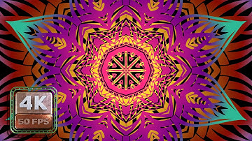4K 50 FPS MANDALA LUXURY || MOTION BACKGROUND || VJ LOOP