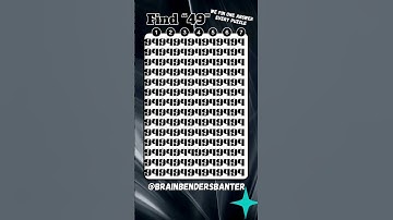 Beat The Numbers Challenge! Go! #shorts