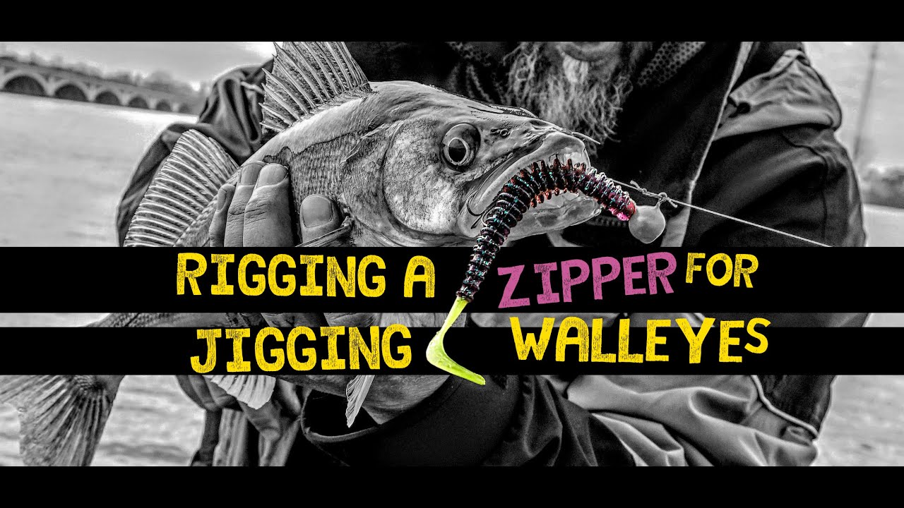 Rigging a Zipper For Jigging Walleyes YouTube