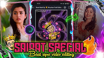 Sairat Zhal ji special  song || Rashmika Mandana || Alight Motion Shake Effect Editing