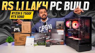 Rs 1.1 Lakh Pc Build Ryzen 5 7500F Rtx 5060