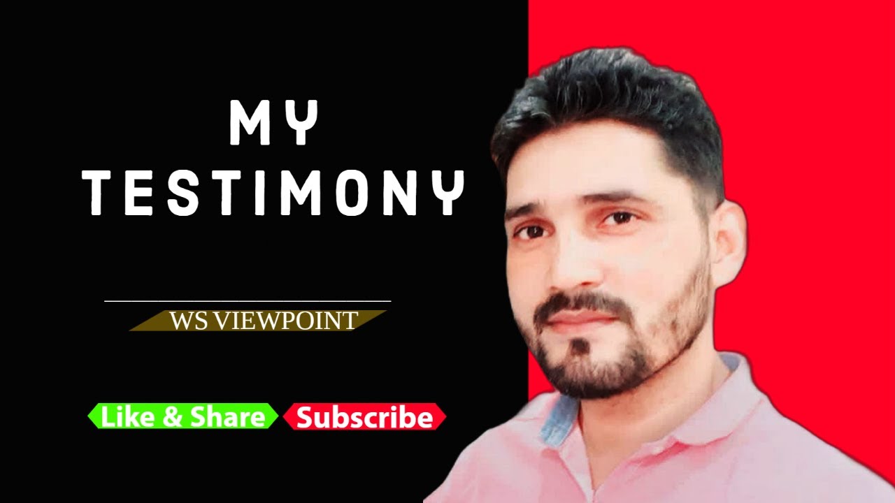 My Testimony - YouTube