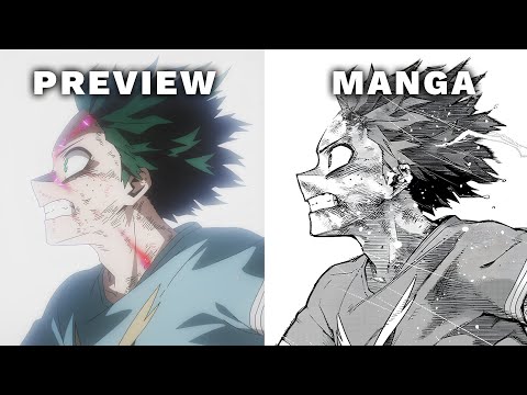 Preview VS Manga My Hero Academia Final Season Episode 8 