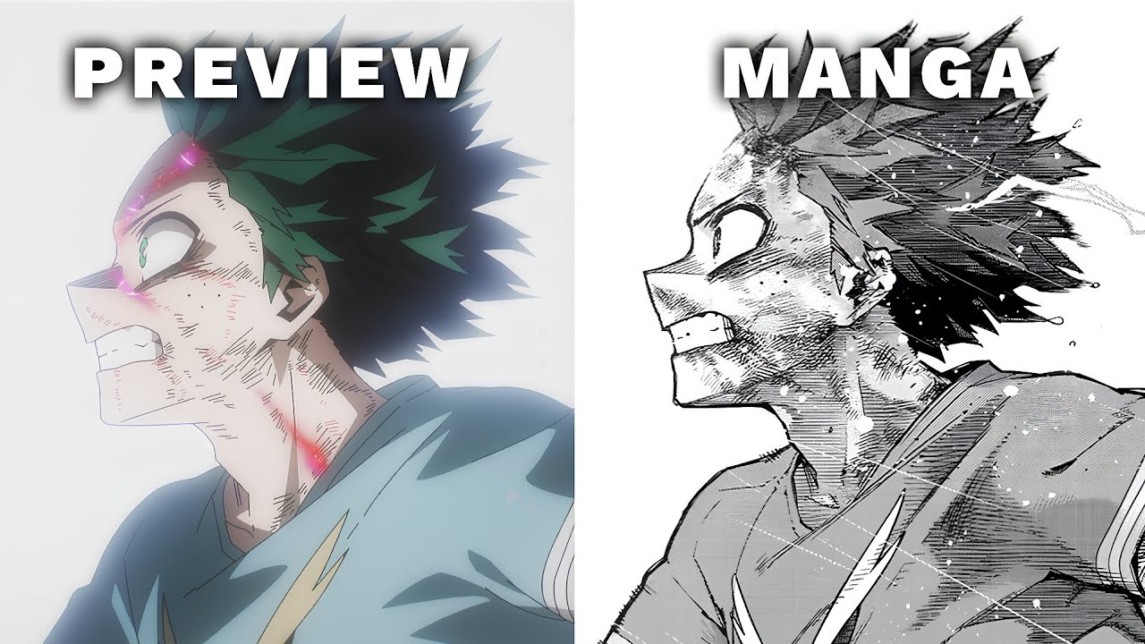 Превью VS Manga - My Hero Academia Final Season 8 Episode