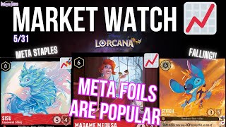 Disney Lorcana MARKET WATCH (HOW MUCH WILL THE SERIALIZED MICKEY SELL FOR?!) - Ep. 75 Friday 5/31