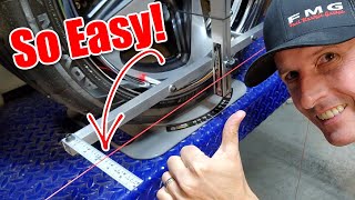 How To String Align Your Wheels IN SECONDS with QuickString, from QuickTrick Alignment!