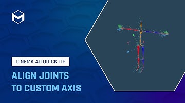 #C4DQuickTip 109: Align Joints to Custom Axis in Cinema 4D