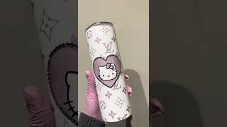 Goodmorning! Wake up &amp; craft something today 💜 #hellokitty #prettypurple #lv #handmade #coffee