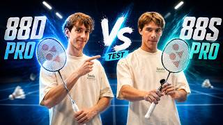 Badminton Racket Test: Yonex Astrox 88D Pro vs. 88S Pro