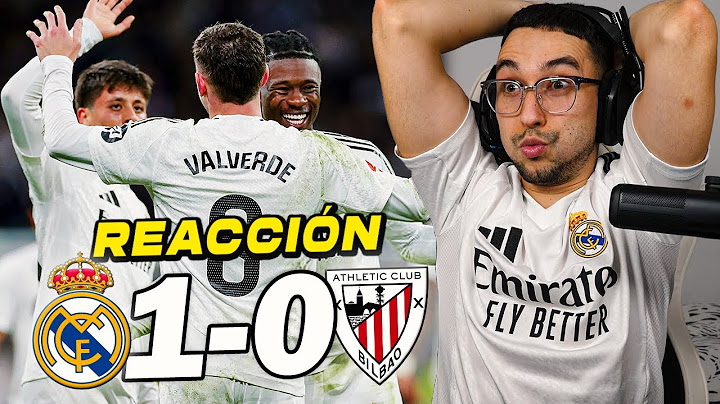 REACCIONES DE UN HINCHA al Real Madrid vs Athletic Club 1-0 *FEDE NOS SALVA* | ByDiegoX10