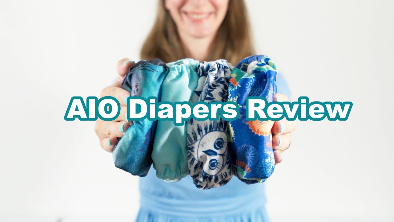 REVIEW Newborn AIO Cloth Diapers Natural & Organic! Blueberry vs