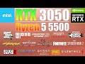 Ryzen 5 5500 + RTX 3050 6GB : Real Budget Gaming Combo? 15 Games Tested