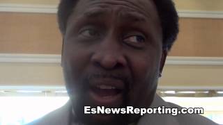 tommy hearns on mayweather vs pacquiao - who does he think wins? EsNews