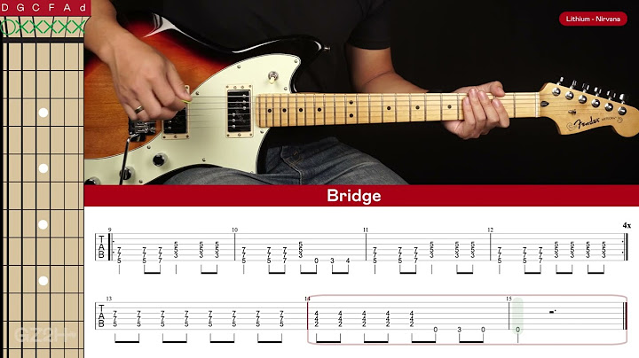 Lithium Guitar version - Guitar performance video thumbnail