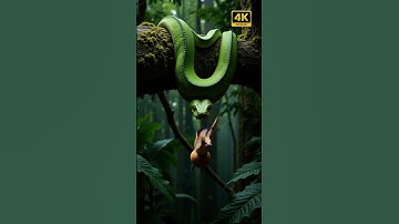 Python vs Bat: Jaw-Dropping Rainforest Ambush Caught on Camera! 🌿🐍 | #Wildlife