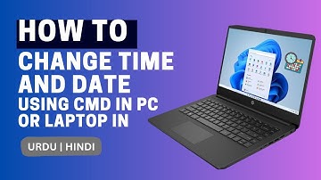 How to Change Time or Date using Command Prompt in pc or laptop in URDU \ HINDI