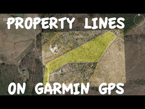 Garmin GPS Property Lines from Google Earth with Garmin BaseCamp