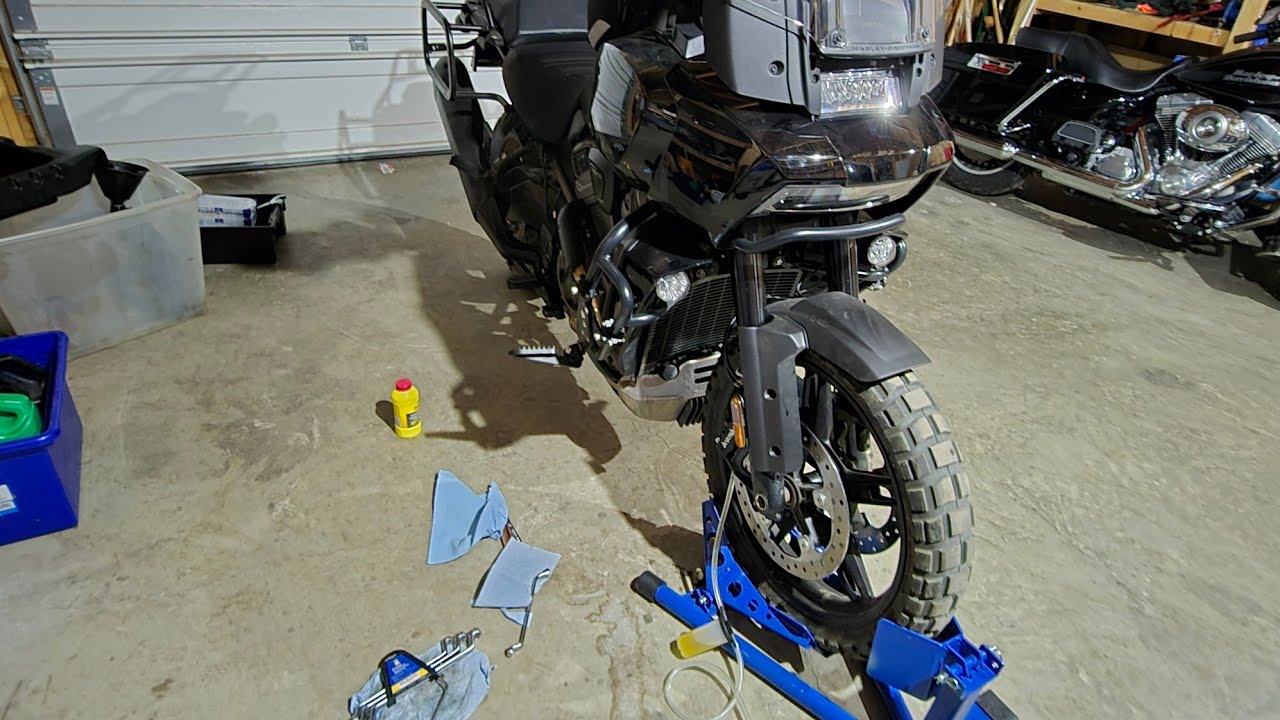 Harley Davidson Pan America Brake Fluid Change
