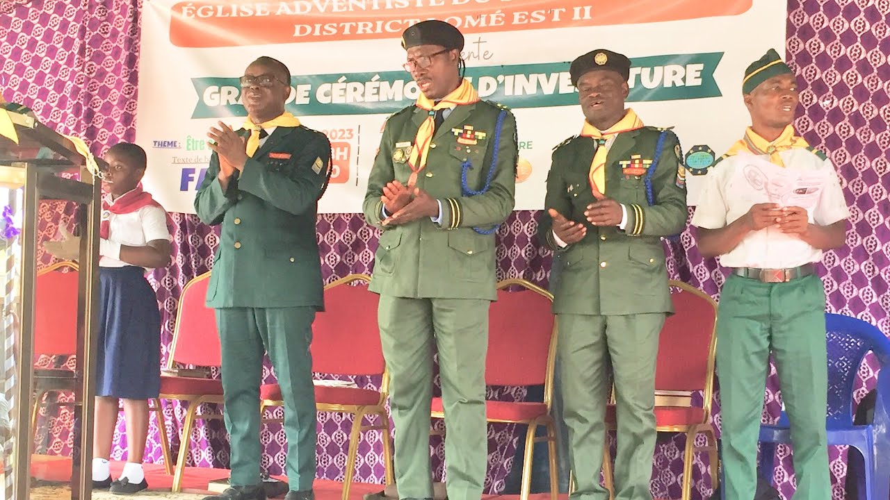 Grande cérémonie d’investiture de la Jeunesse Adventiste du district FAUNE 2 (TOGO - Lomé)