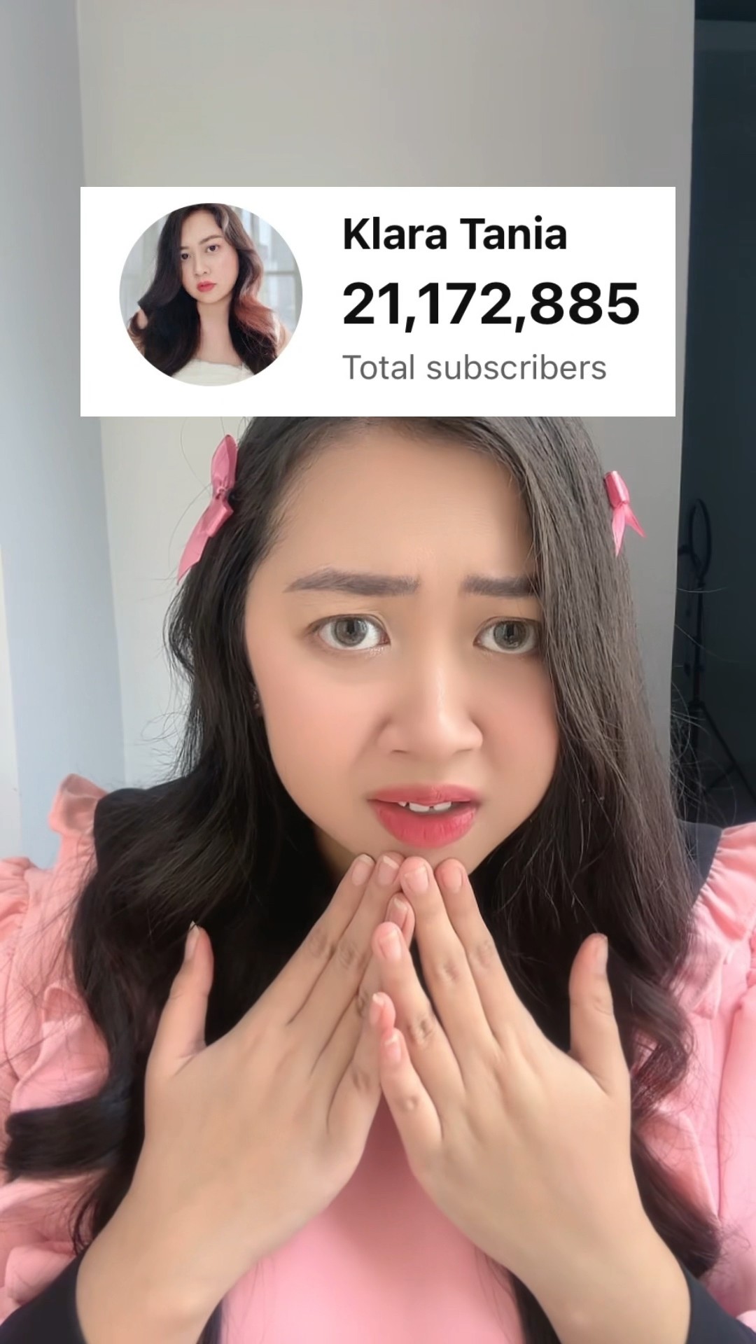 TERIMAKASIH 21 JUTA SUBSCRIBERSNYA ?? | Klara Tania #shorts