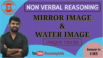 Mirror & Water Image || Concepts & Tricks || Non Verbal Reasoning || Gopal Sir || Reasoning Adda