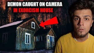 (BANNED VIDEO) Our SCARY DEMON Encounter Caught On Camera - The REAL Exorcist House