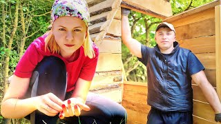 Жизнь на хуторе: грибы, рыбалка, огурцы и котик. Наш спокойный влог
